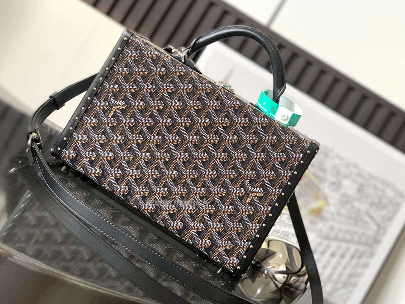 Goyard Grand Hôtel Box Bag 17 Cm X 7.7 Cm X 24.5 Cm (10) - newkick.vip